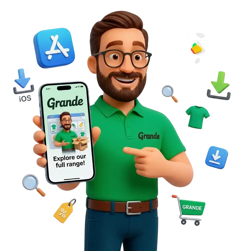 Grande Delivery теперь можно установить как приложение (PWA): быстрый доступ к кабинету с иконки